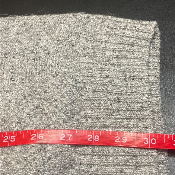 NWT Marc Anthony Heather Gray Zip-Up Knit Sweater - Picture 5 of 11